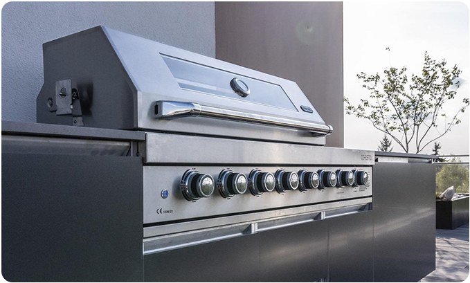 Dual fuel outdoor grill